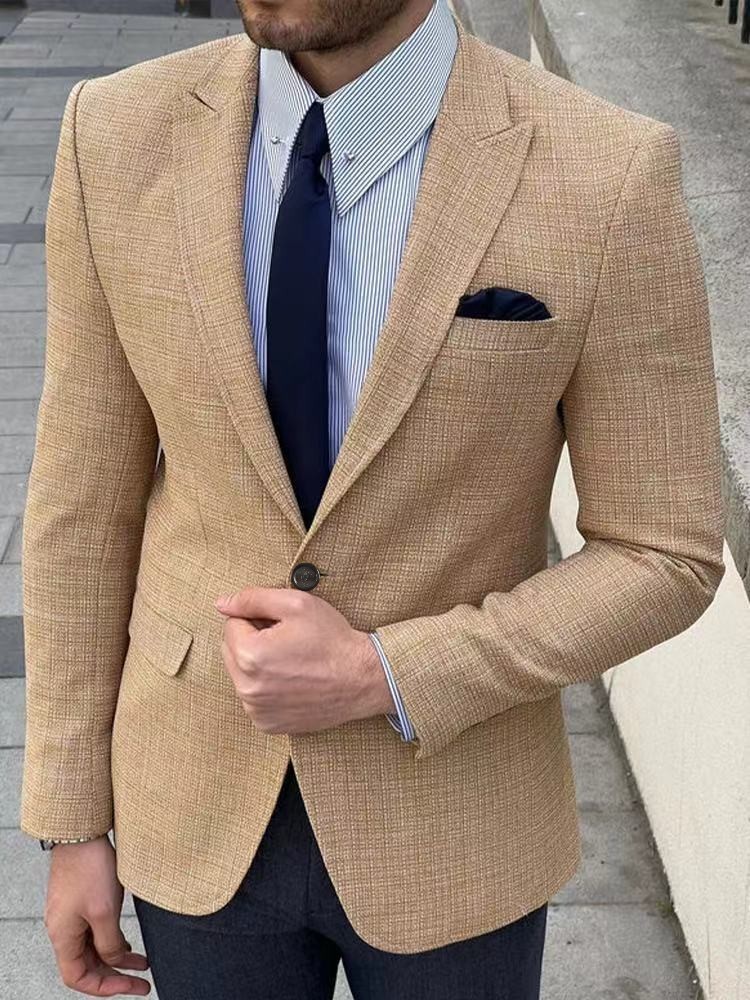 Cross-border foreign trade hot-selling spring and autumn new digital printing plaid men's casual suits and casual jackets - Image 23