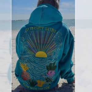 Printed Embroidered Hoodie
