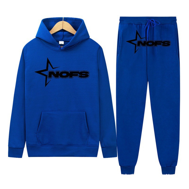 2024 Y2K new NOES hoodie set sweatshirt two-piece gothic punk rock clothing streetwear - Image 18