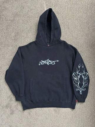 Y2K skeleton zip-up hoodie, 90s retro graphic print zip-up top, sweatshirt, sweatshirt, men's and women's. - Image 23