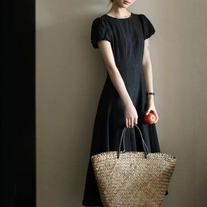 12-Panel Tencel-Wool Dress
