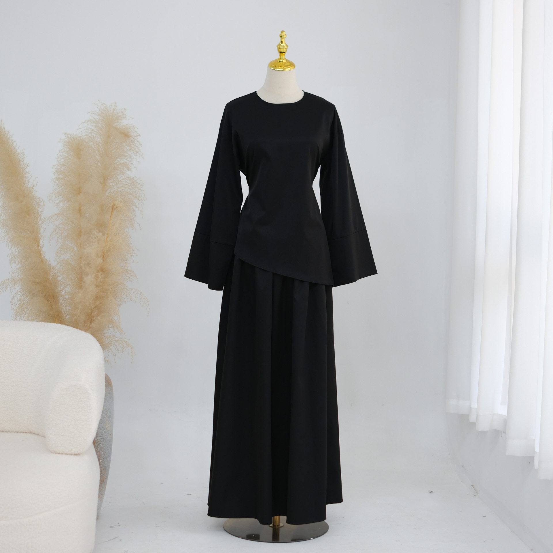 Loriya Plus Size Dress, Chinese Style Commuter Women's Clothing LR1313 - Image 9