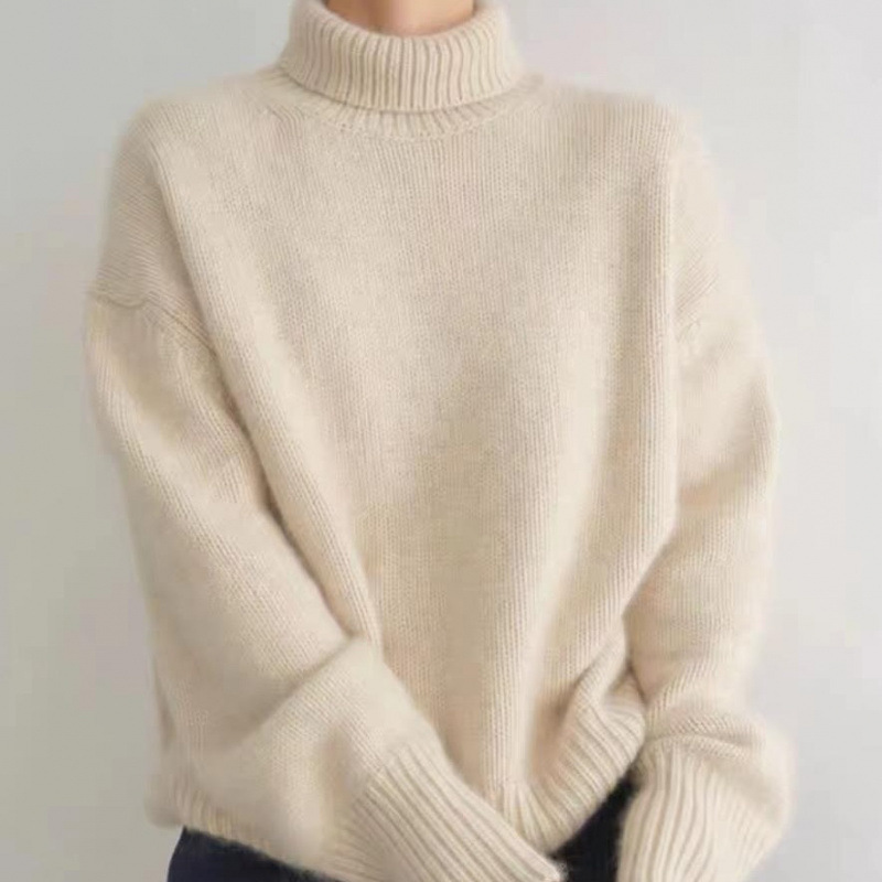 New autumn women's long-sleeved knitted sweater, Korean style, inner layer autumn top, women's knitted cardigan - Image 4