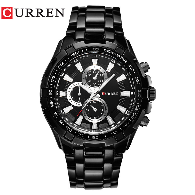 CURREN/Karen 8023 Fashion Large Dial Casual Business Watch Men's Quartz Watch Waterproof Watch - Image 9