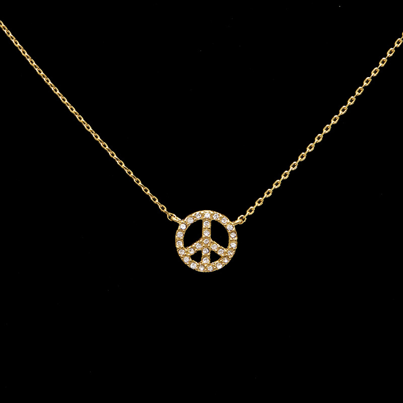 Korean style minimalist trendy diamond-encrusted and flat-label short necklace, niche design, light luxury choker for women. - Image 2