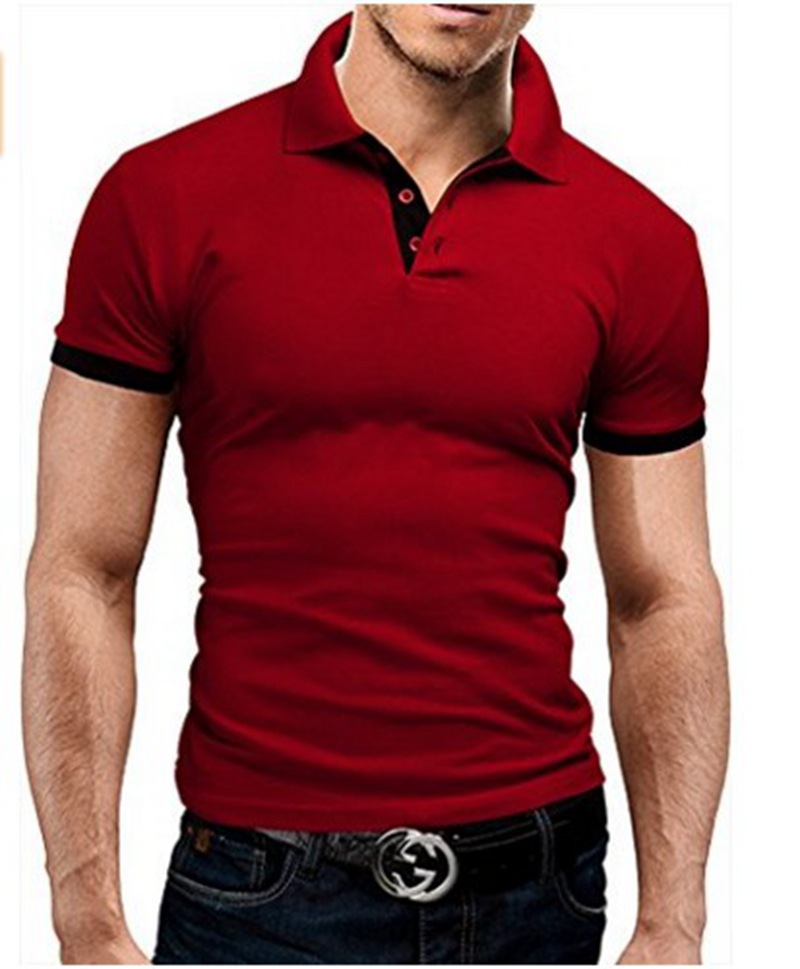 New listing summer t-shirt Paul men's short-sleeved top popular fashion polo shirt - Image 3