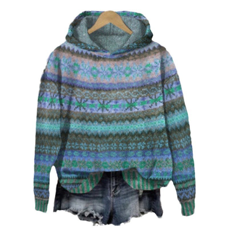 2024 Autumn Women's Cross-Border 3D Sweatshirt, Popular Digital Print Hoodie, Hot Selling Outerwear - Image 4