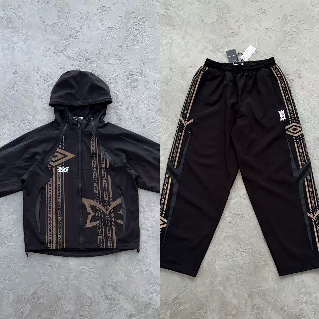 Mertra cross-border collaboration zipper butterfly reflective jacket set, casual sportswear, same style as European and American celebrities. - Image 4