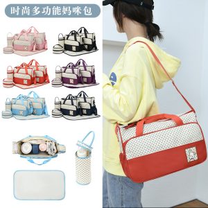 Five-Piece Diaper Bag Set