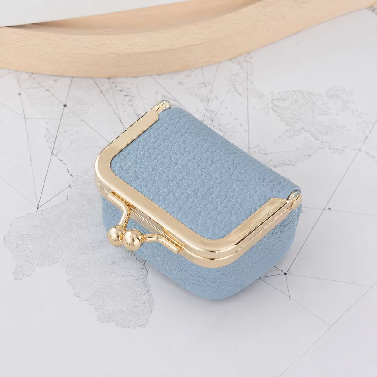 New mini coin purse, earrings, rings, necklaces, jewelry box, coin purse, portable storage bag - Image 12