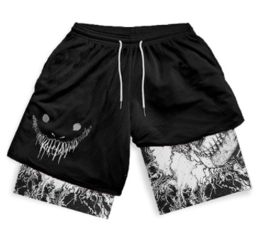 Dragon Ball series shorts 3D digital printing adult double-layer beach shorts Amazon cross-border e-commerce hot-selling factory - Image 20
