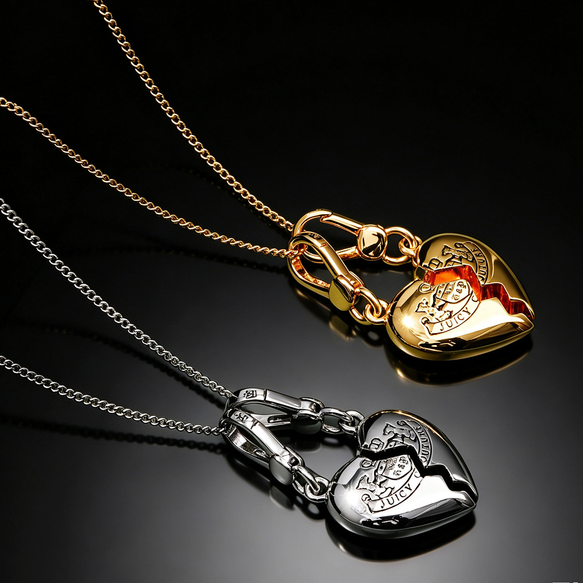 Personalized smooth textured letter and heart pattern pendant, unisex, versatile heart-shaped clavicle chain. - Image 10