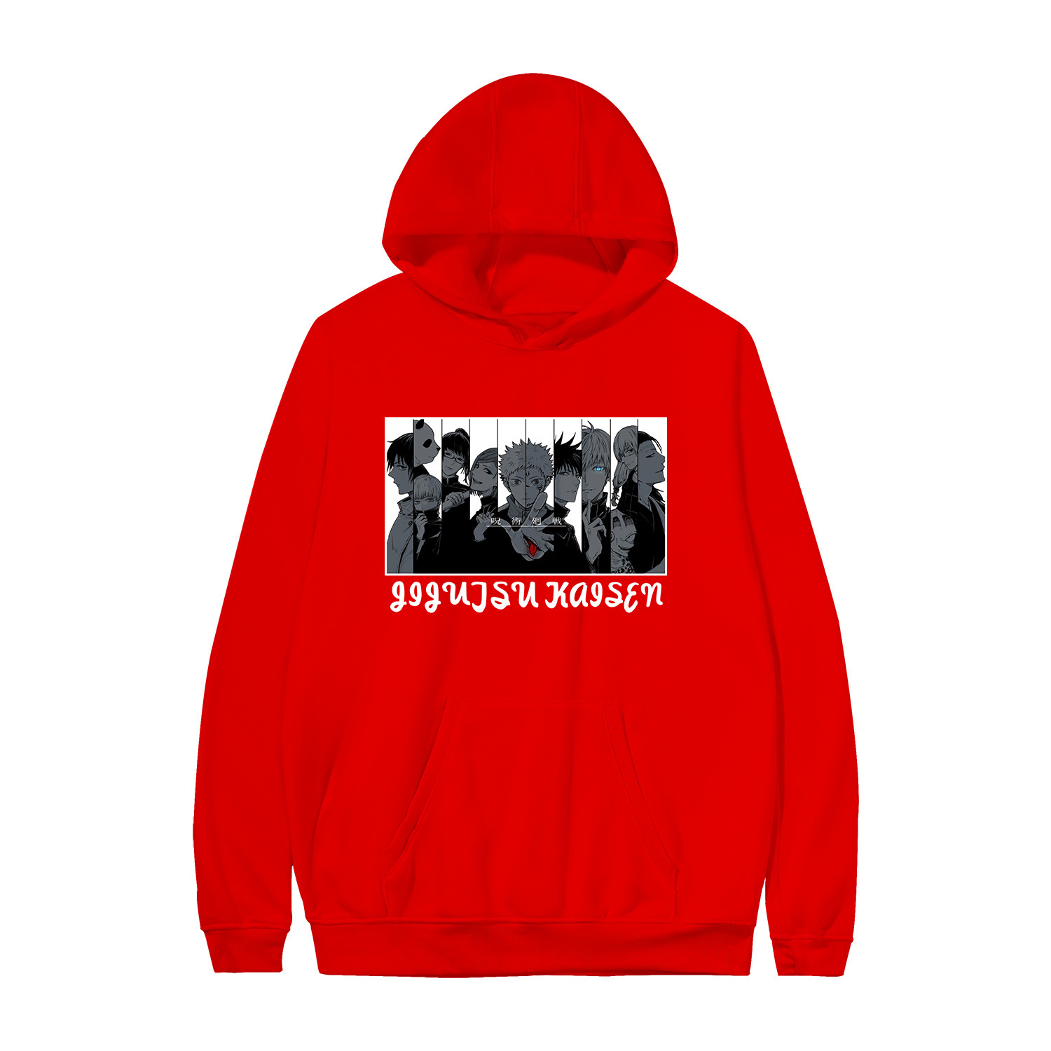 Manufacturers spot anime around long-sleeved couples casual pullover sweater women's hooded hooded sweater - Image 19
