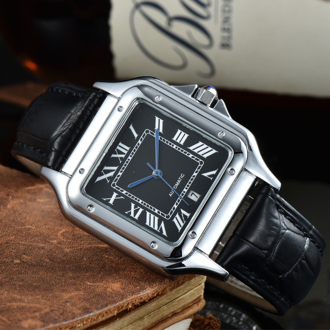 Foreign trade wish AliExpress Amazon Hot sale business men's belt watch factory direct sales one piece can be shipped - Image 4