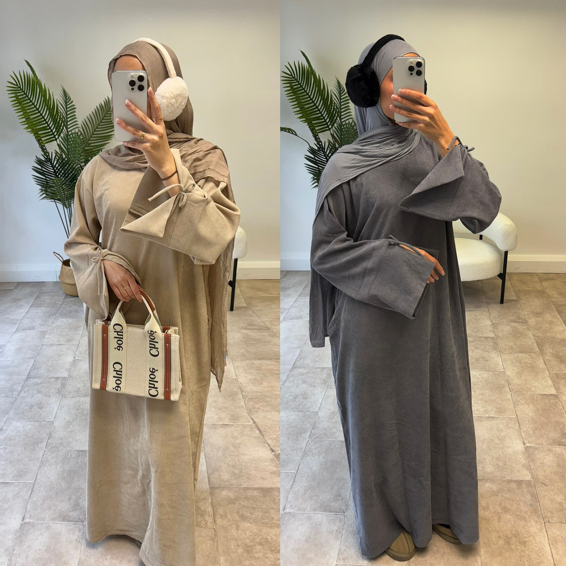2024Loriya AliExpress Amazon Turkey Dubai Bow Sleeve Dress LR925 - Image 3