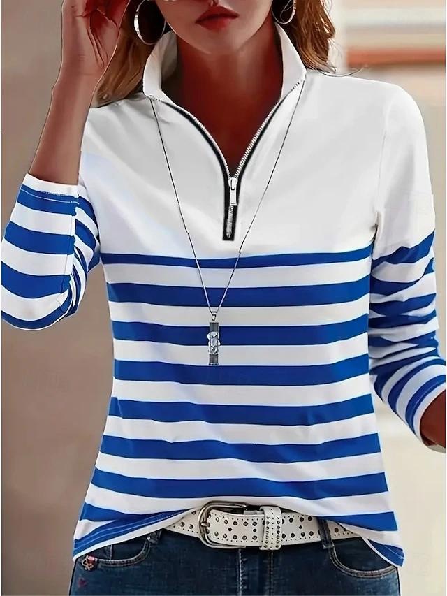 2026 Foreign Trade Cross-Border European and American Independent Website Amazon Autumn/Winter Half-Zip Hoodie 3D Digital Print Women's Top - Image 12