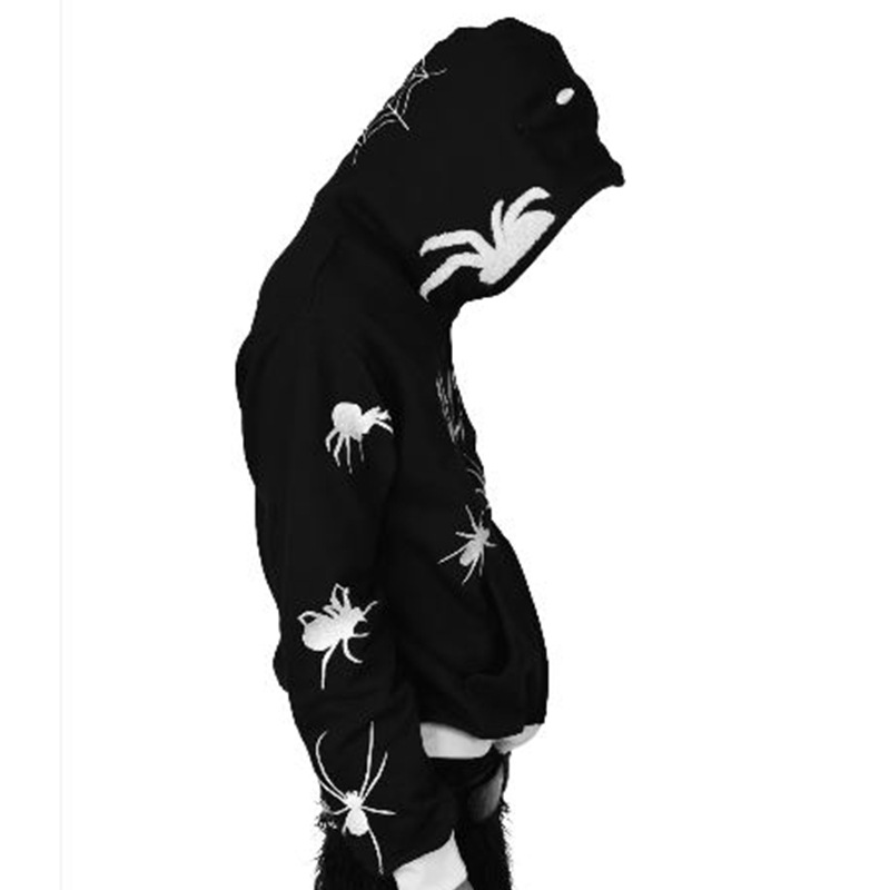 2022 autumn and winter new European and American popular zipper sweater new Amazon hip-hop hoodie men's and women's jacket - Image 9