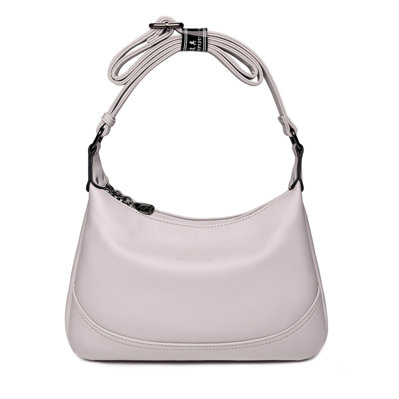 Women's bag 2024 new pu soft leather messenger bag large capacity middle-aged ladies shoulder bag simple casual small square bag - Image 16