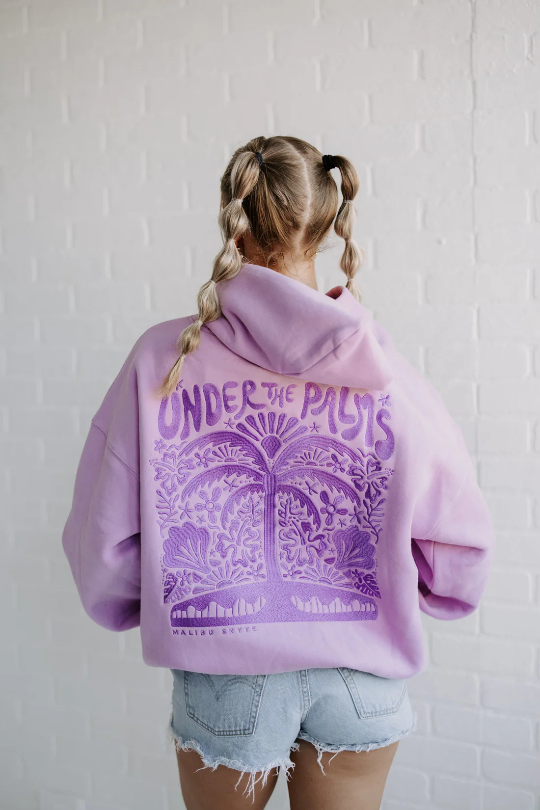 2024 New European Size Women's Drop Shoulder Sleeve Threaded Hawaii Hibiscus Brand Sweatshirt Hoodie Print - Image 25