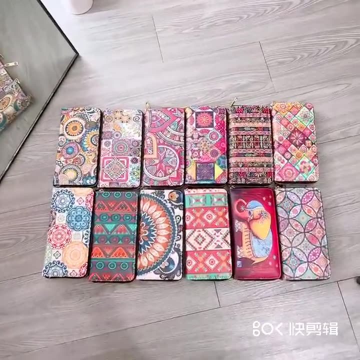 2025 New Style Ethnic Style Women's Wallet Retro Clutch Bag Exquisite Single-Latch Practical Handbag for Women - Image 2