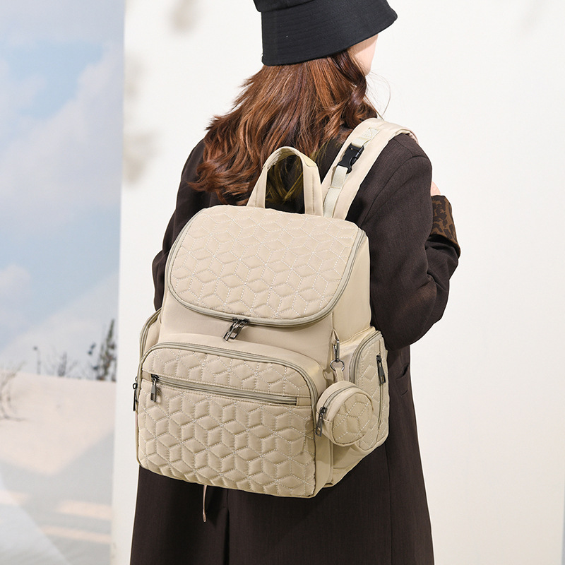 New cross-border European and American five-piece mother and baby bag, fashionable and high-quality mother bag for commuting - Image 4