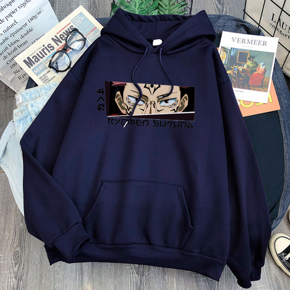 Men's Hoodies Japanese Anime Jujutsu Kaisen Hoodie Yuji Itad - Image 4