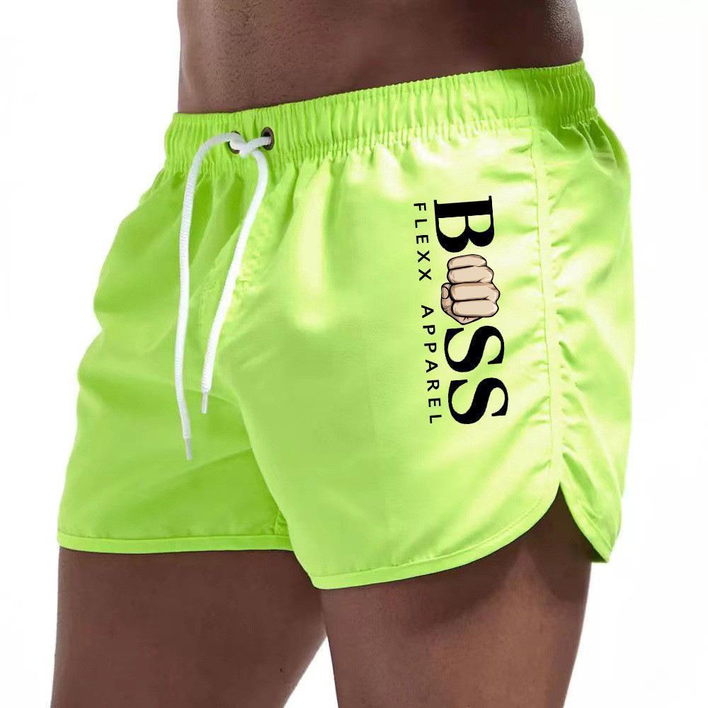 2023 New European and American Men's Fashion Sports Beach Shorts Polyester Multicolor Casual Sports Three-Point Shorts for Men - Image 10