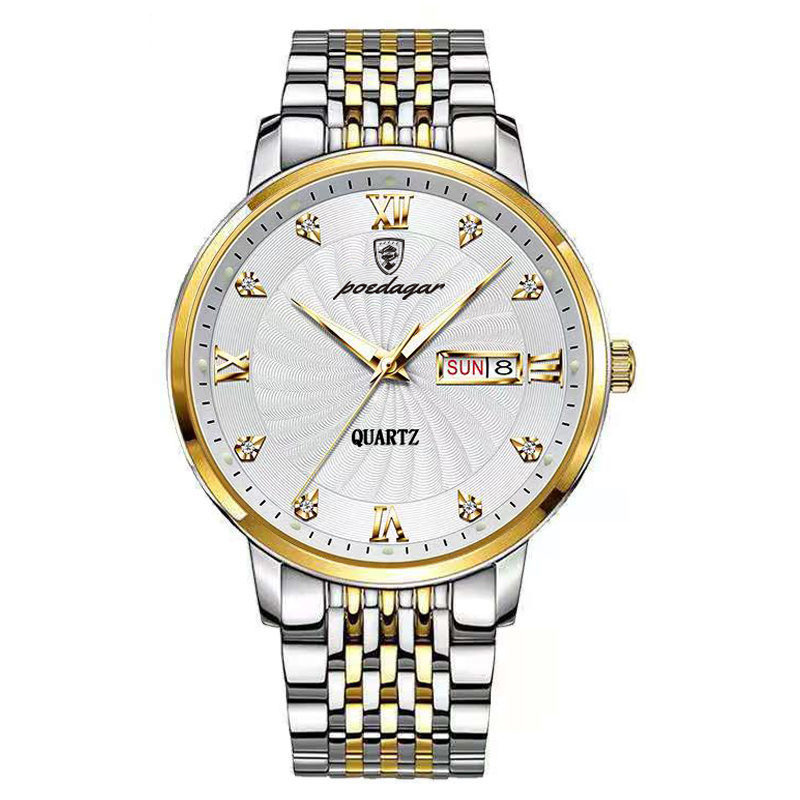 Foreign trade AliExpress hot style Perdauge Swiss certified imported waterproof luminous men's watch student Korean version trend