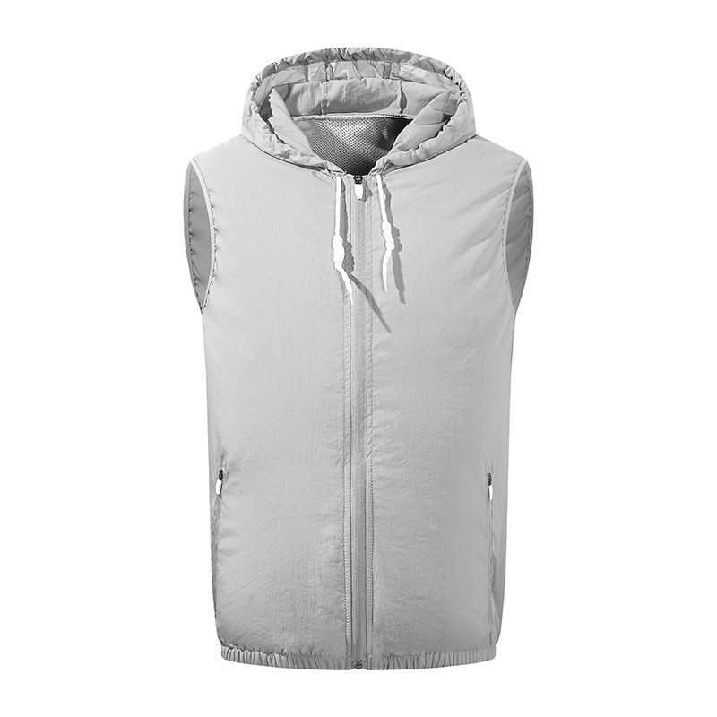 Fan suits for summer, multiple air conditioning suits, high-tech large fans for cooling, camouflage construction site fishing vests for men, cross-border supply - Image 9