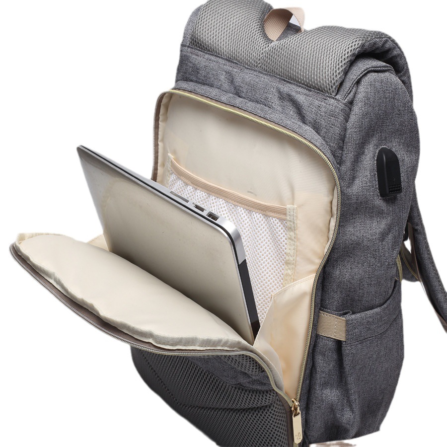 Cross-border hot selling large capacity mommy bag multi-pocket backpack multi-function waterproof maternity mother and baby bag outing bag - Image 6