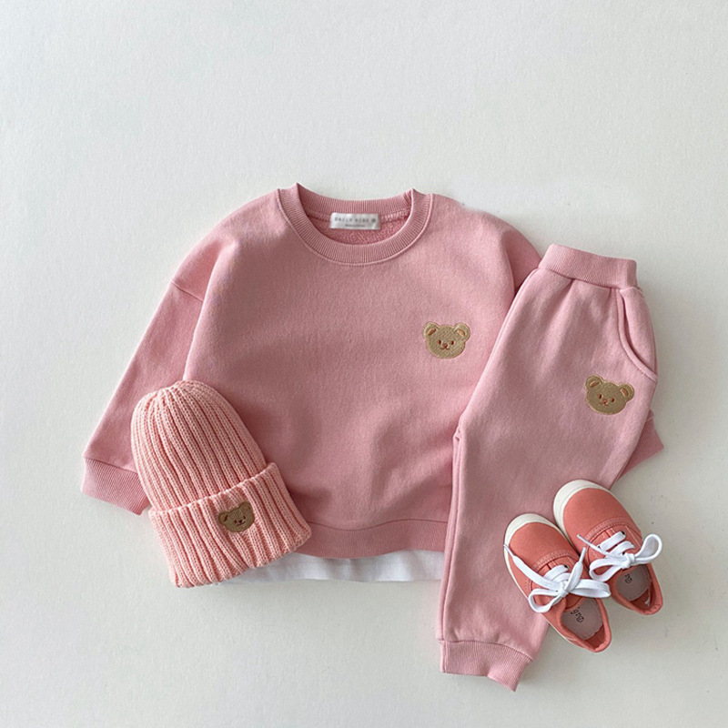 2023 Boys and Girls Baby Bear Round Neck Sweater Sports (Shoes and hats not included) - Image 4