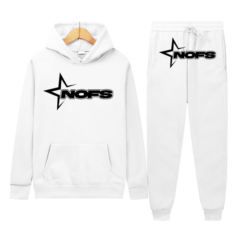 2024 Y2K new NOES hoodie set sweatshirt two-piece gothic punk rock clothing streetwear - Image 14
