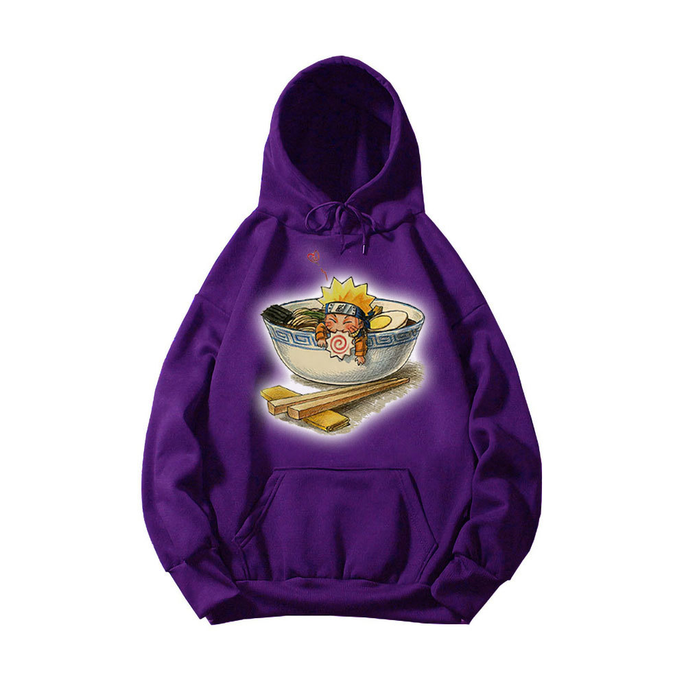 Cross-border hot sale personalized custom Naruto Naruto men and women loose hooded sports sweater wholesale - Image 13