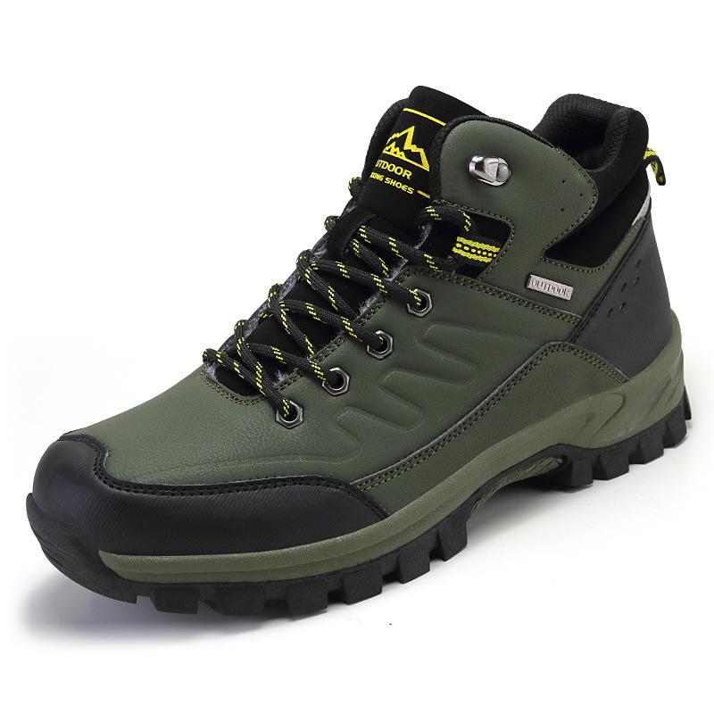 2024 Cross-border Amazon Foreign Trade AliExpress Winter Independent Station Pinduoduo Outdoor Hiking Shoes High Top Single Shoes Men's - Image 5