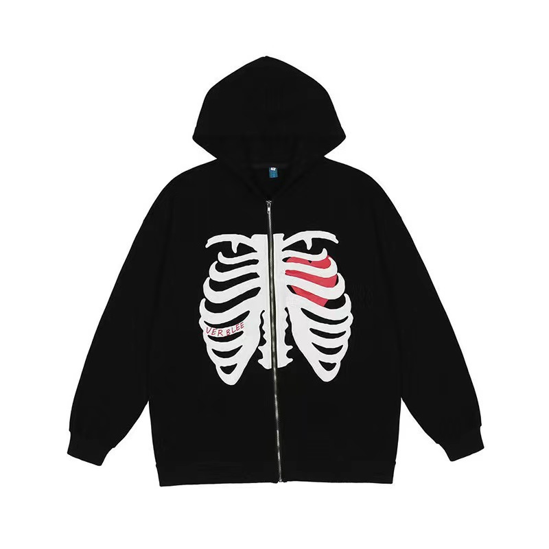 Dancing Skull Sweatshirt Men Amazon Youth Vintage Jacket Hooded Sweatshirt Unisex Outerwear Tops - Image 5