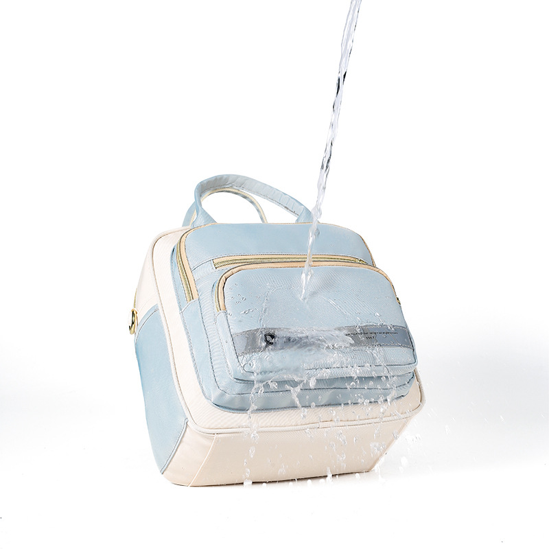 Mommy bag high quality fashion multifunctional large capacity mother and baby bag for traveling can be cross-body double back mommy bag - Image 3