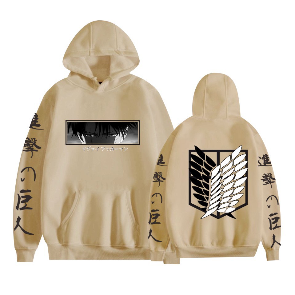 Mao Chunqiu hooded sweatshirt Attack on Titan peripheral European size cross-border hot-selling printed pullover for men and women