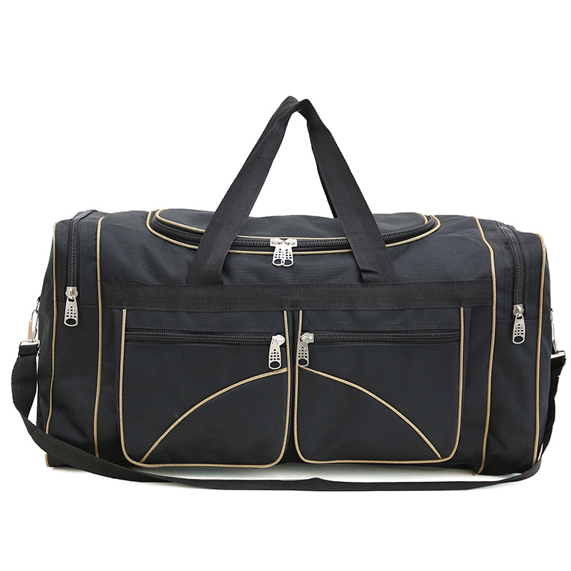Men's large hand-held travel bag for work storage clothes Oxford cloth luggage bag one-shoulder large capacity luggage bag - Image 7