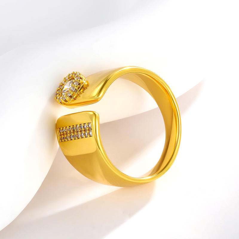 Xuping Jewelry: Luxury Geometric Rings, Niche Designs, Fashionable Rings, European and American Style, Cross-border Minimalist Elegant Jewelry Wholesale - Image 5