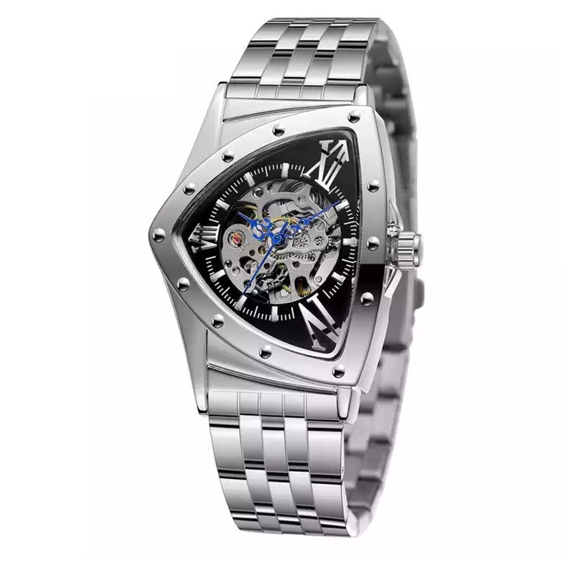 New TOMARCH European and American style men's fashionable and casual hollow triangle automatic mechanical watch wholesale - Image 2