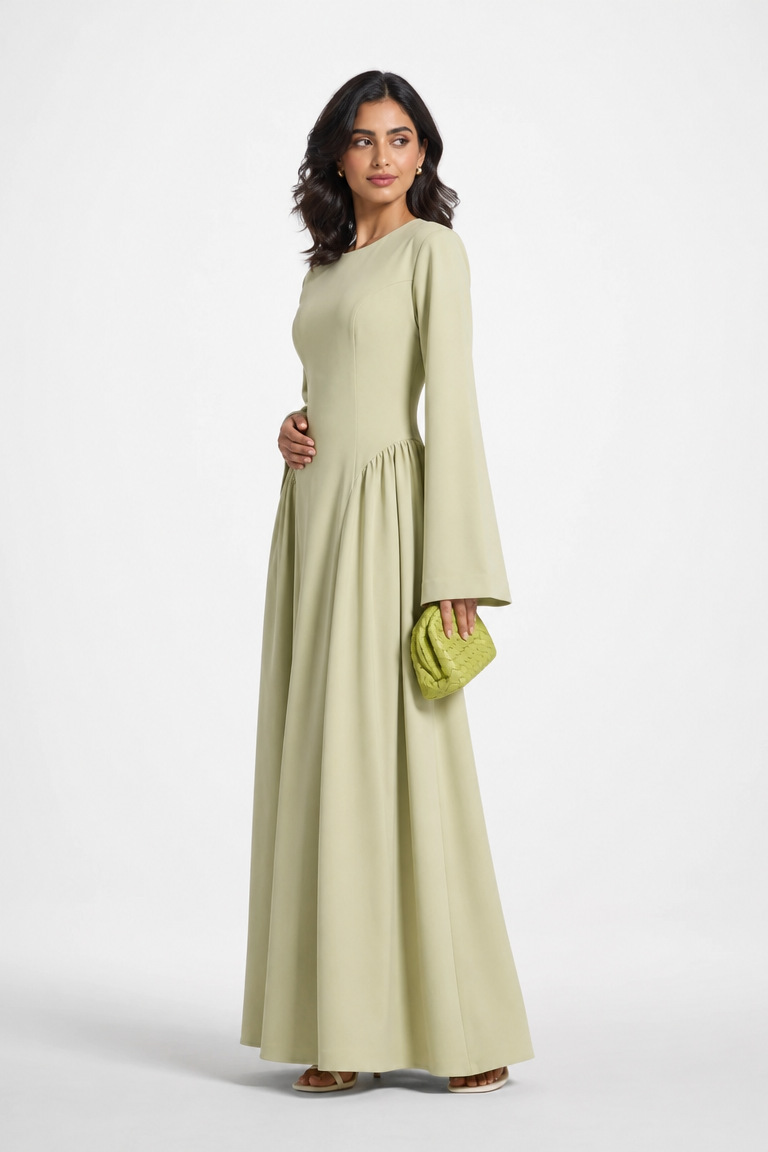 Loriya Plus Size Dress with Wide Skirt - Cross-border Women's Clothing LR1155 - Image 7