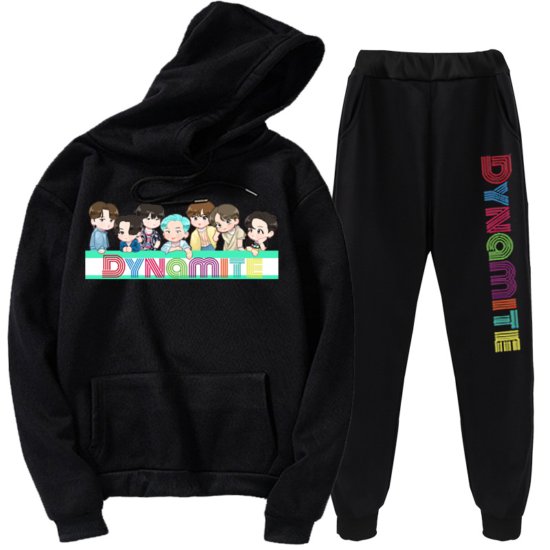 New kpop youth hoodie Korea Youth League new album Dynamite hoodie set - Image 28
