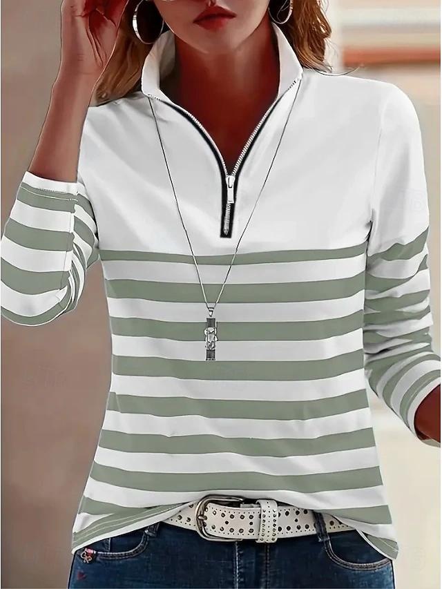 2026 Foreign Trade Cross-Border European and American Independent Website Amazon Autumn/Winter Half-Zip Hoodie 3D Digital Print Women's Top - Image 11