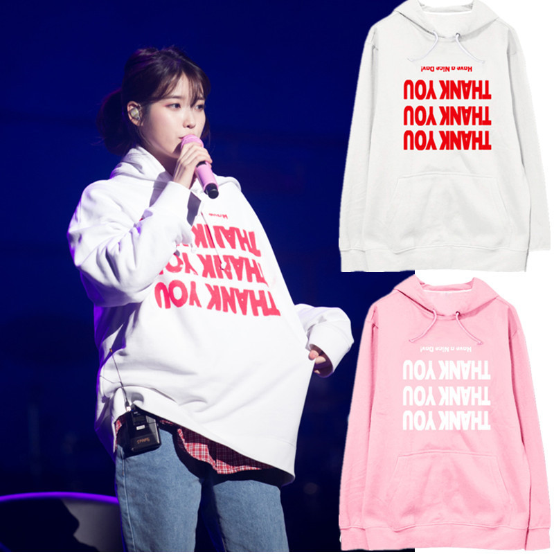 Lee Ji Eun BI Kim Han Bin l Victory Lee Seung Hyun should aid the same sweater hooded loose pullover jacket - Image 7
