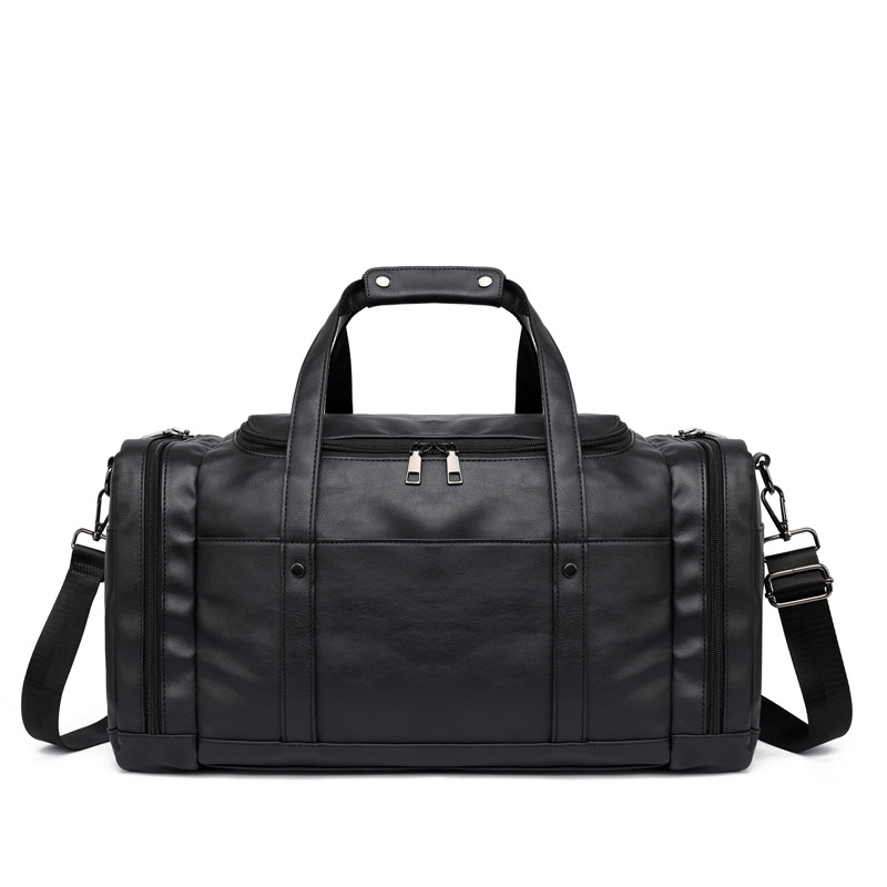 New short-distance travel bag, trendy men's shoulder bag, crossbody bag, large capacity tote bag, outdoor gym bag, storage luggage bag - Image 3
