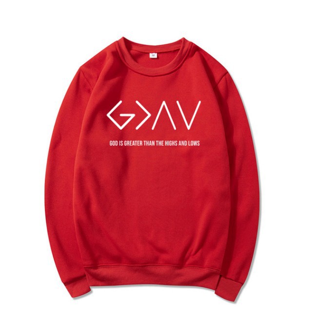Cross-border foreign trade independent station women's fleece round neck sweater plain color slogan printed long-sleeved T-shirt top - Image 9