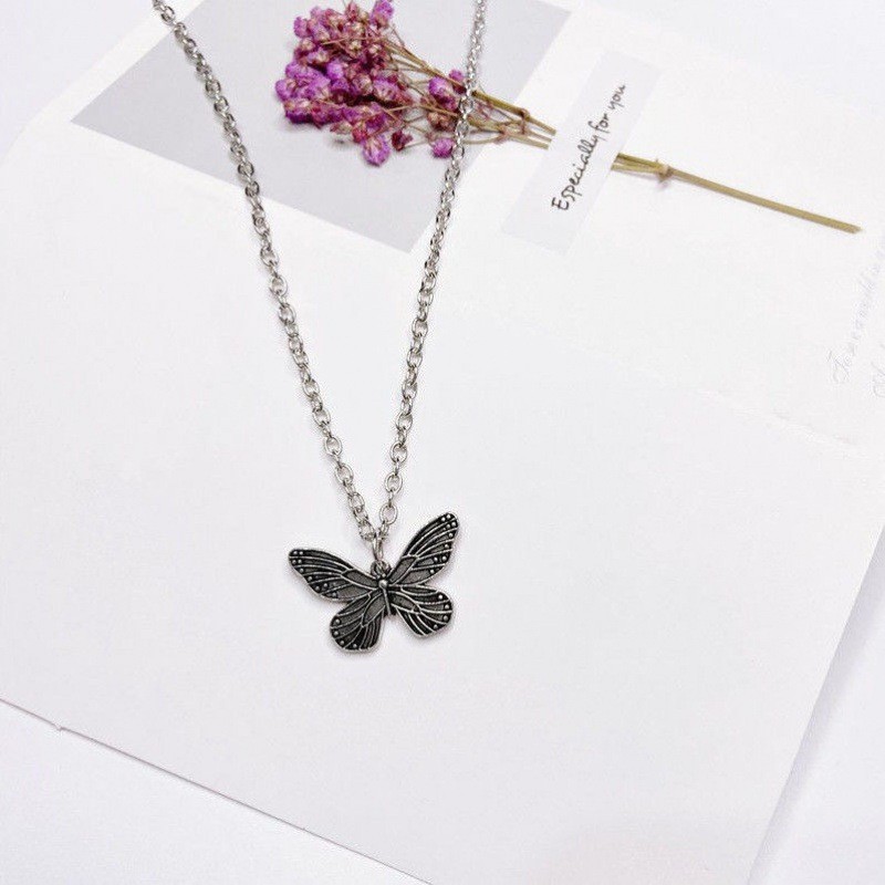 Superbly sparkling diamond butterfly necklace for women, a sophisticated and elegant clavicle chain, sweet and dazzling, fashionable and stylish choker. - Image 47