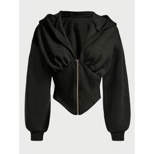 Women's Zip-Up Casual Hoodie