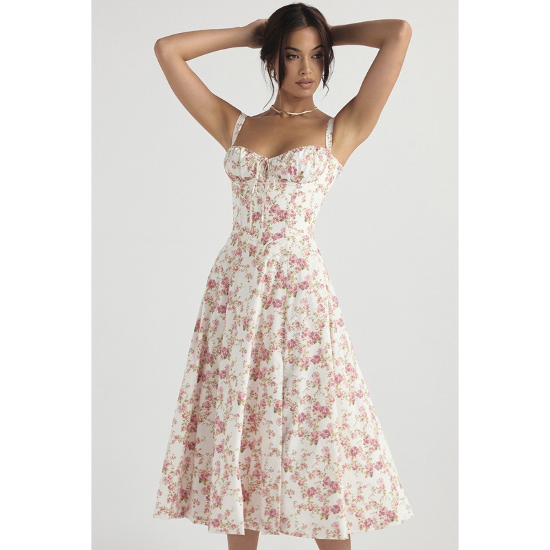 Women's Solid-Color Suspender Dress - Image 3