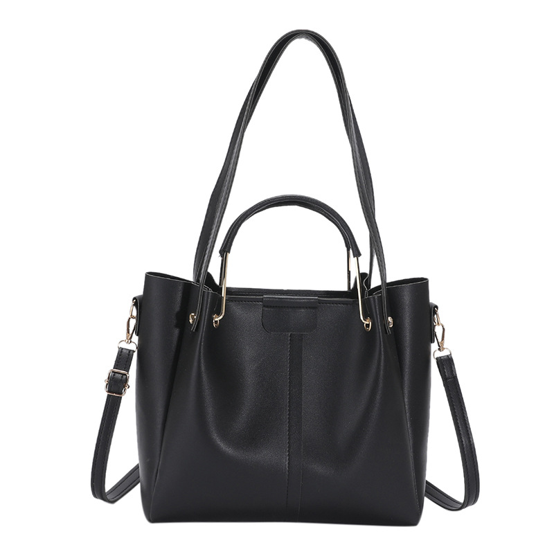 Retro niche design portable large-capacity bag female 2023 new trendy all-match commuting Messenger Tote bucket bag - Image 2